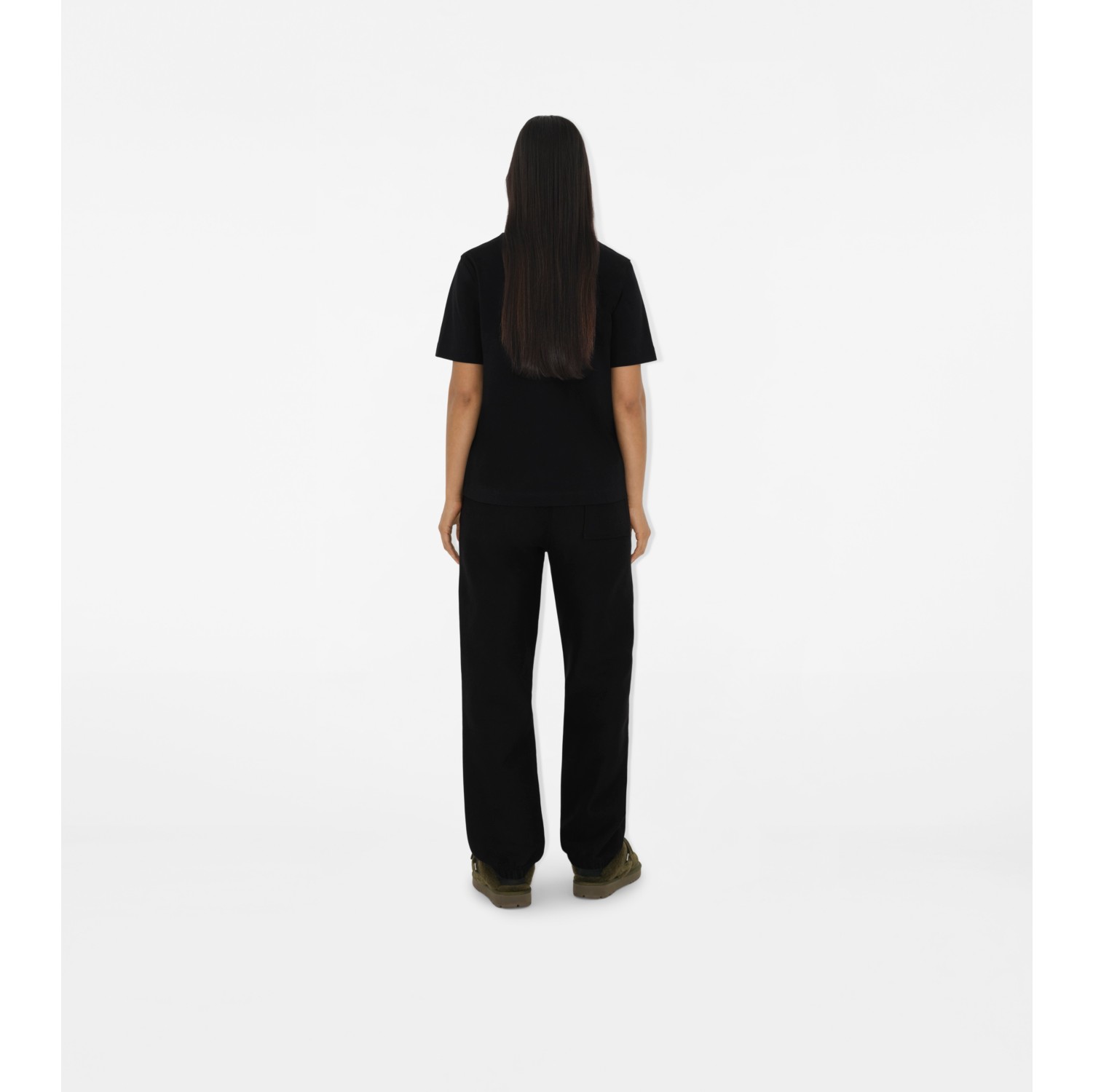 Logo Cotton Blend Jogging Pants