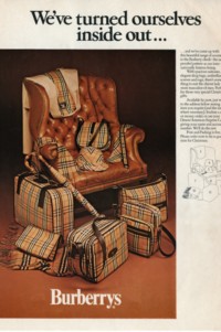 Burberrys News Article showing a range of Check accessories