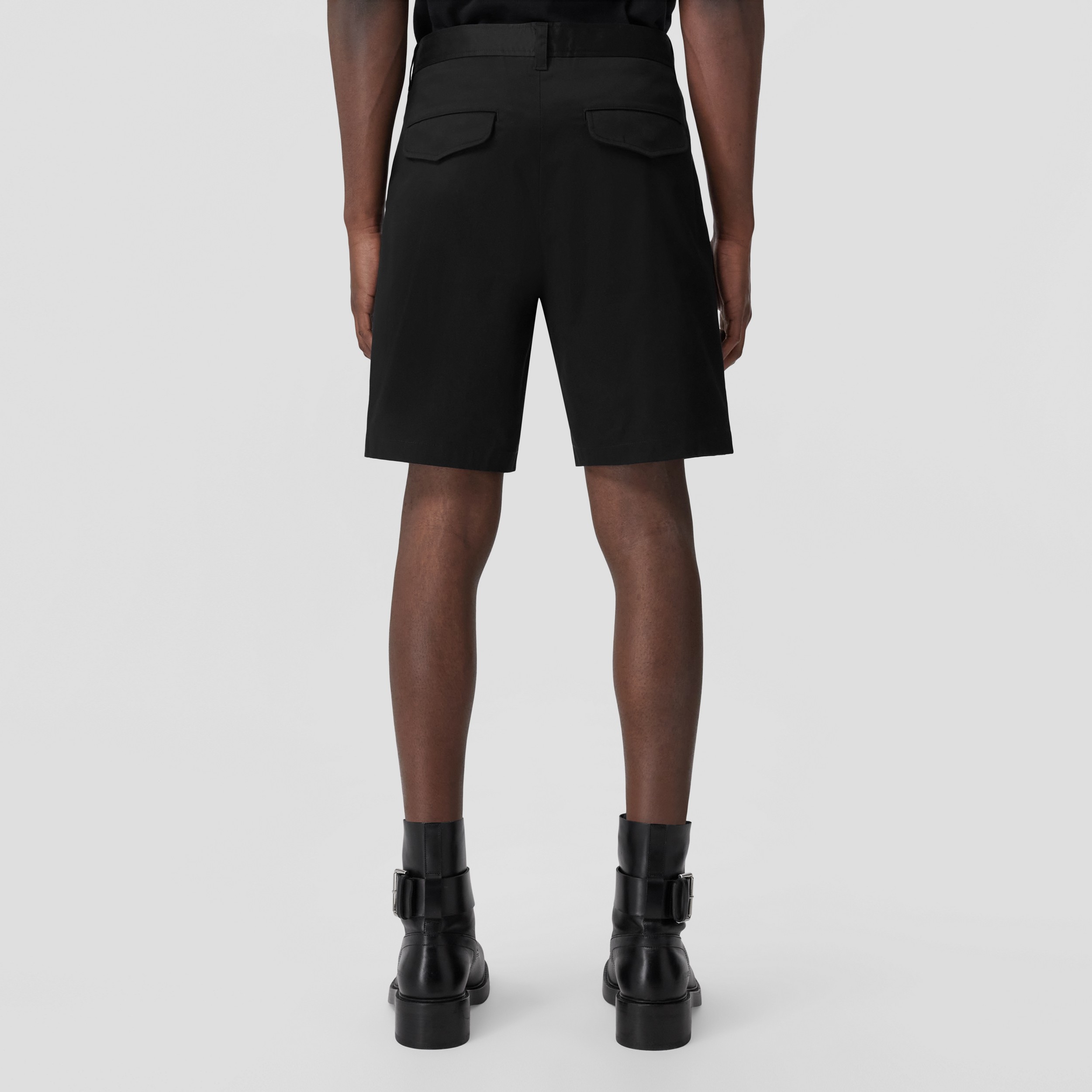モノグラムモチーフ ストレッチコットン ショーツ (ブラック) - メンズ | Burberry®公式サイト モノグラムモチーフ ストレッチコットン ショーツ (ブラック) - メンズ | Burberry®公式サイト