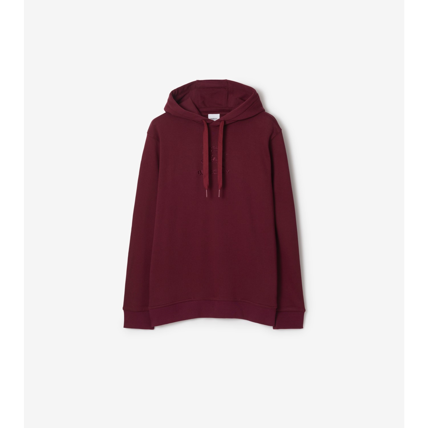 Burgundy burberry hoodie hot sale