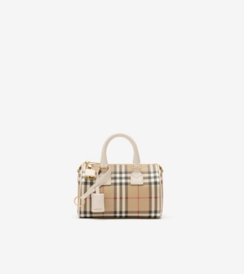 ウィメンズ デザイナーバッグ | チェック&レザーバッグ | Burberry