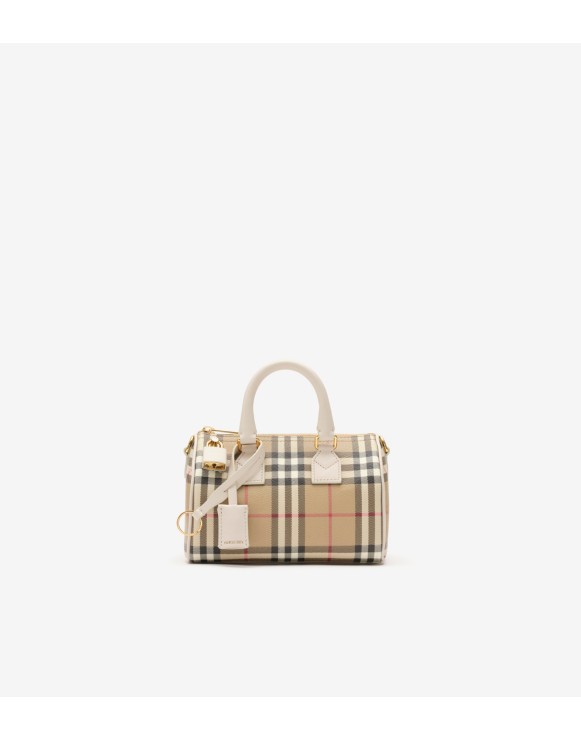 Bowlingtasche in Check im Kleinformat