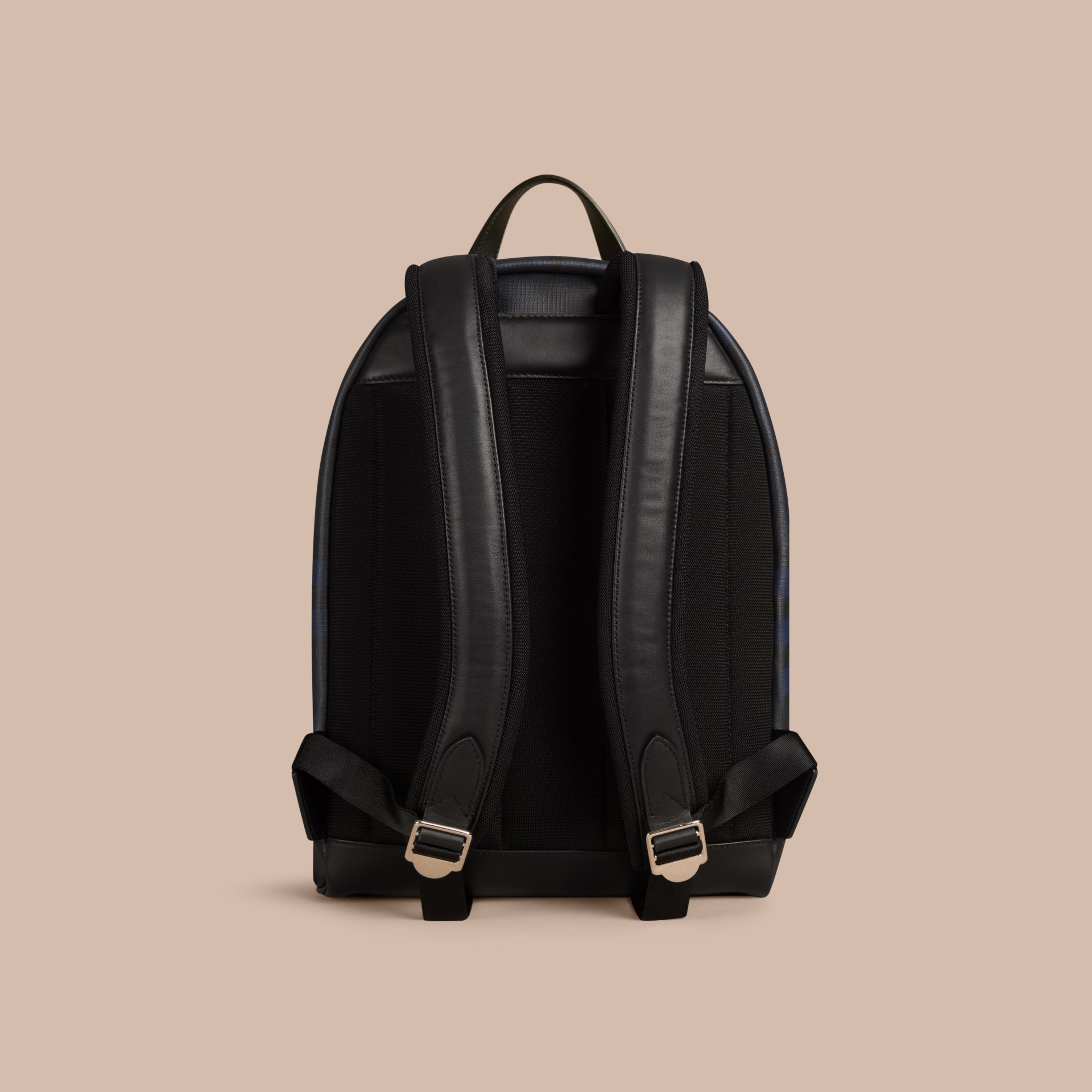 London Check Backpack Navy/black Burberry