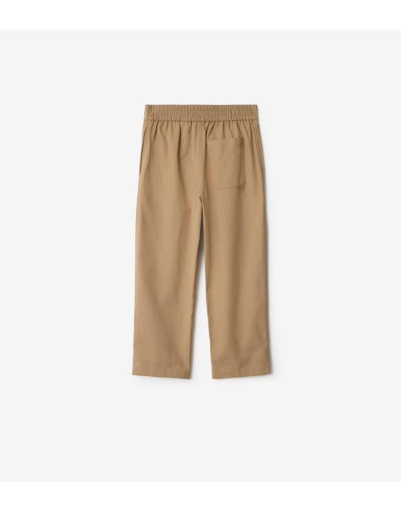 Cotton Blend Trousers