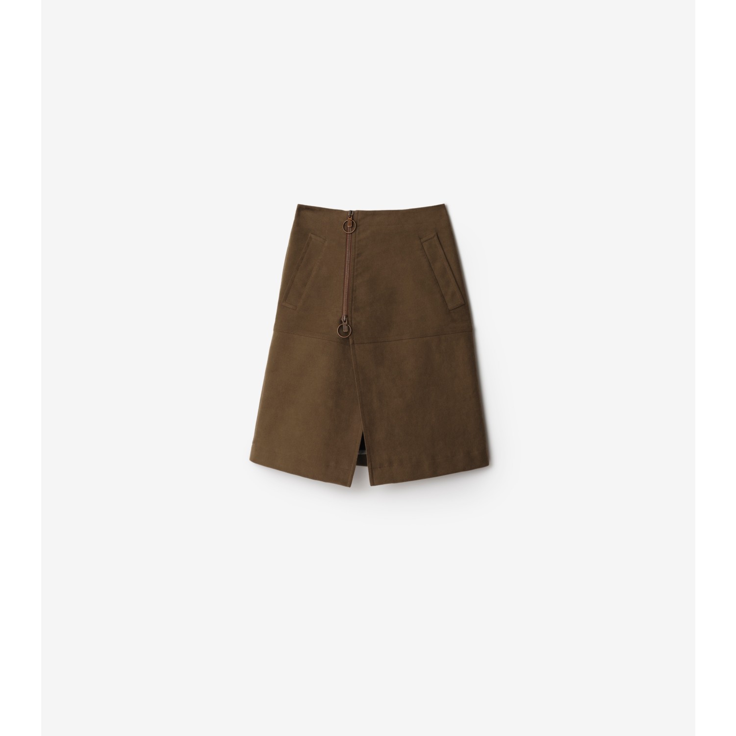 Cotton Skirt in Bramble Women Burberry Official