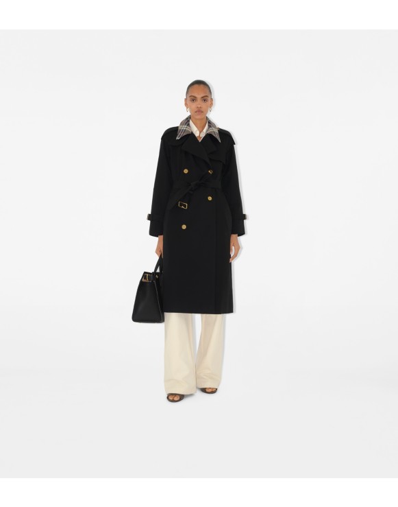 Long Check Collar Castleford Trench Coat