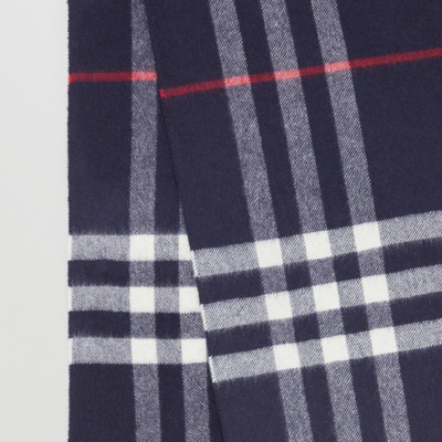 burberry navy cashmere scarf