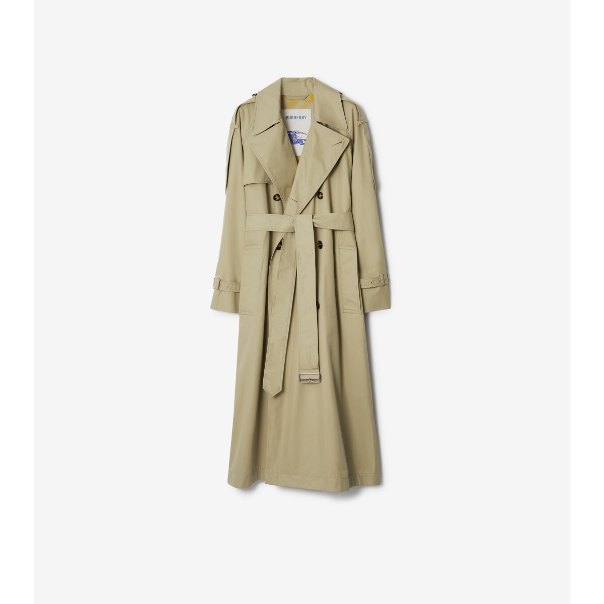 Shop Burberry Long Castleford Trench Coat In Hunter