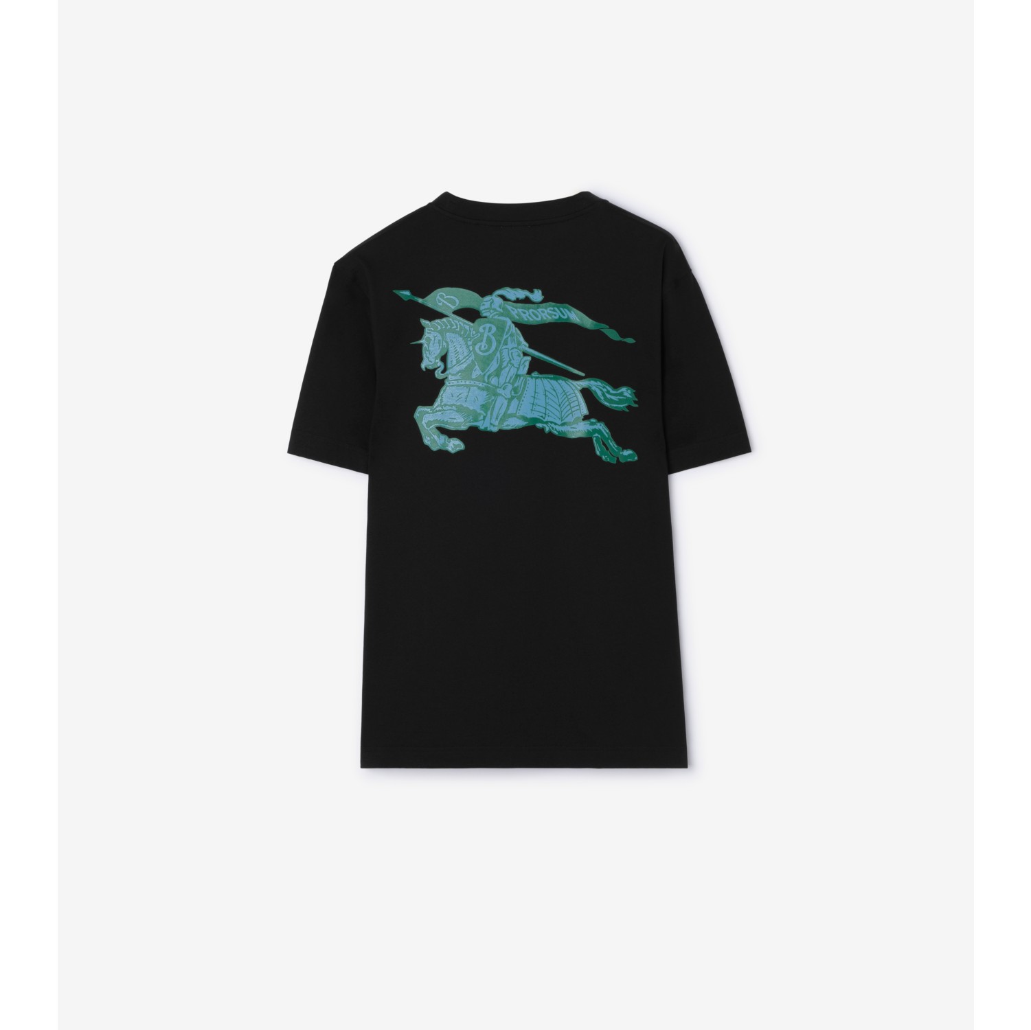 Heritage Logo Cotton T-shirt in Black - Men | Burberry® Official