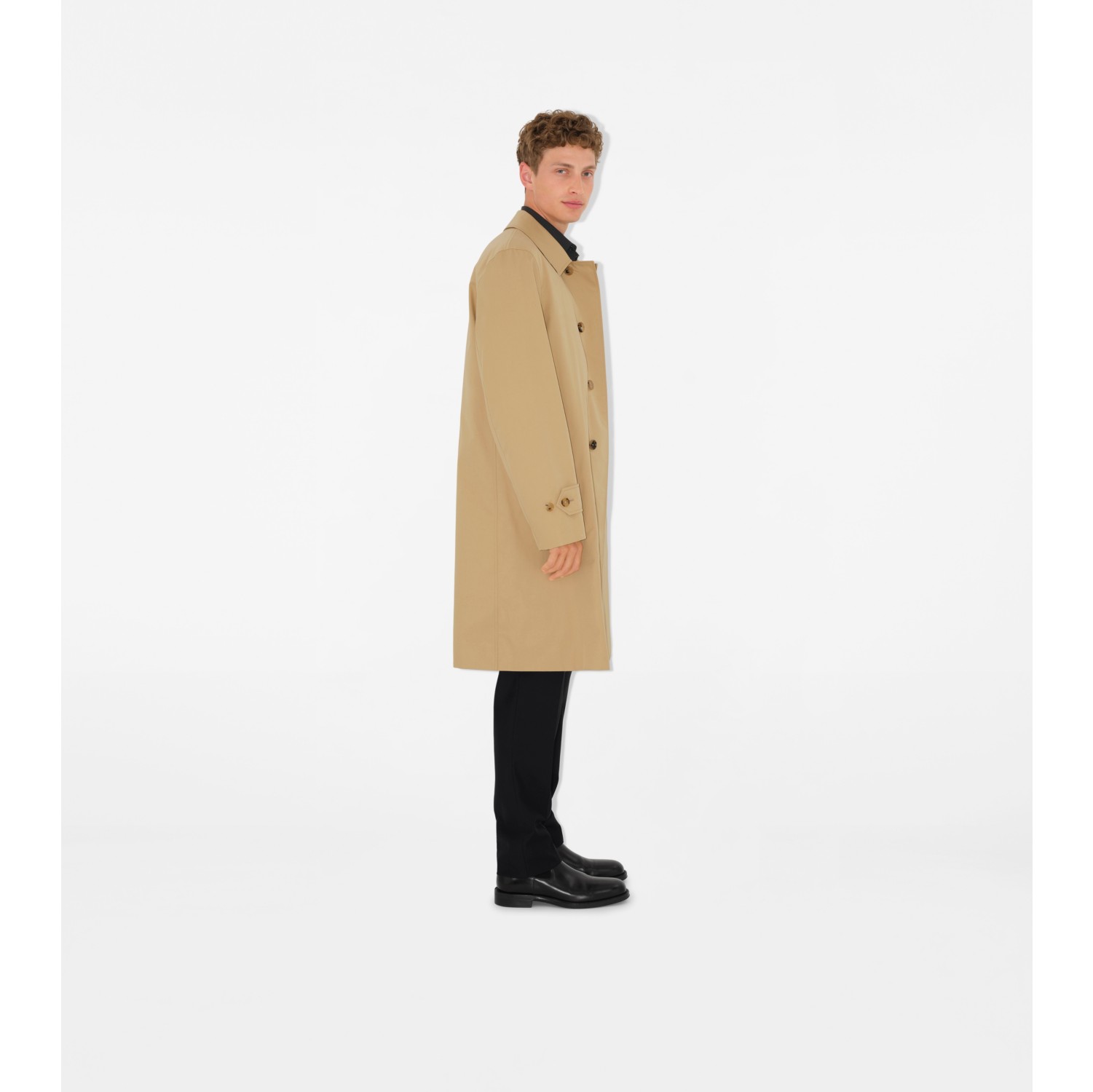 Long Gabardine Car Coat