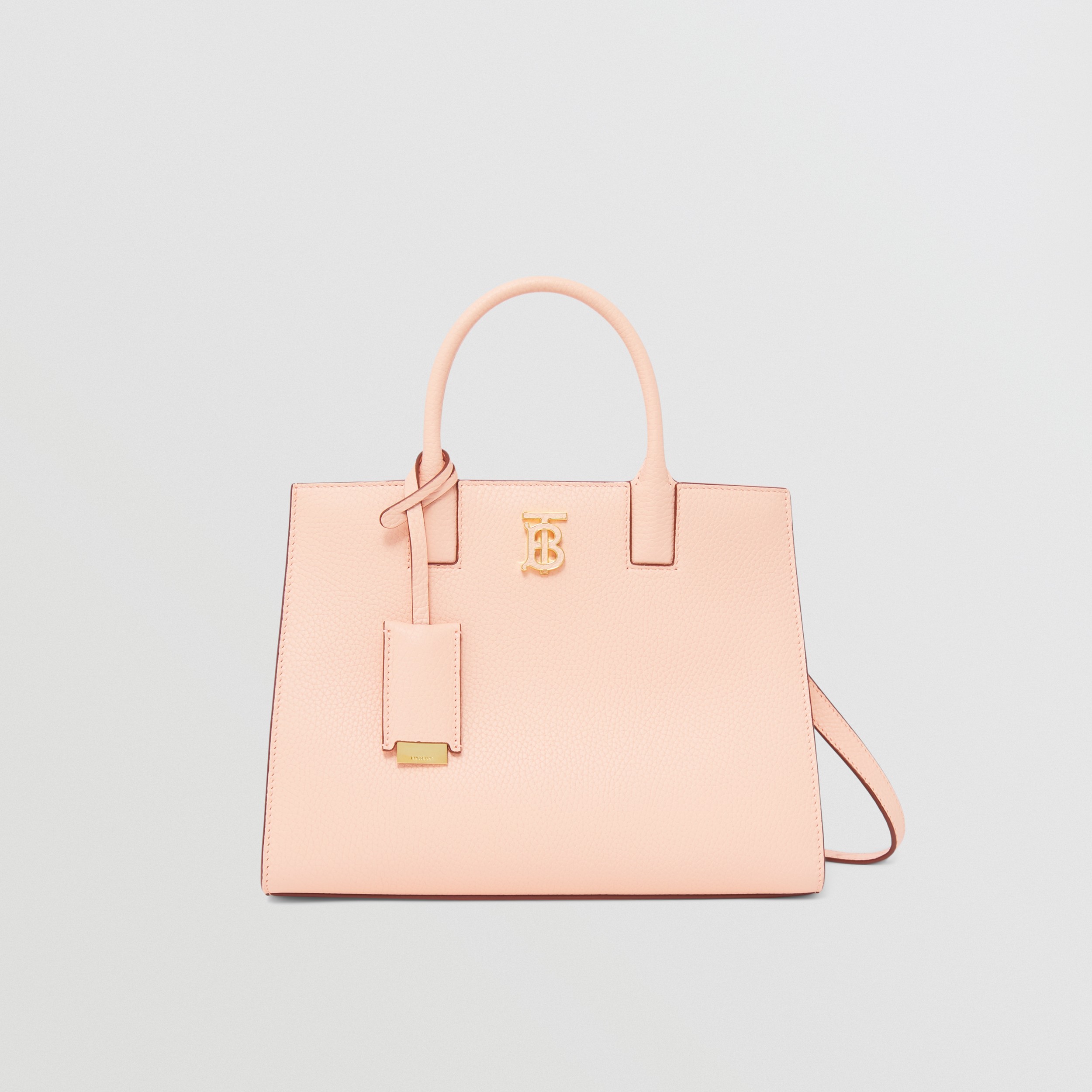 Mini Leather Frances Bag in Peach Pink - Women | Burberry® Official - 1