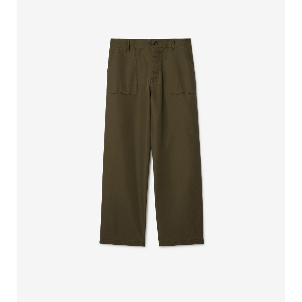 Check Gabardine Trousers