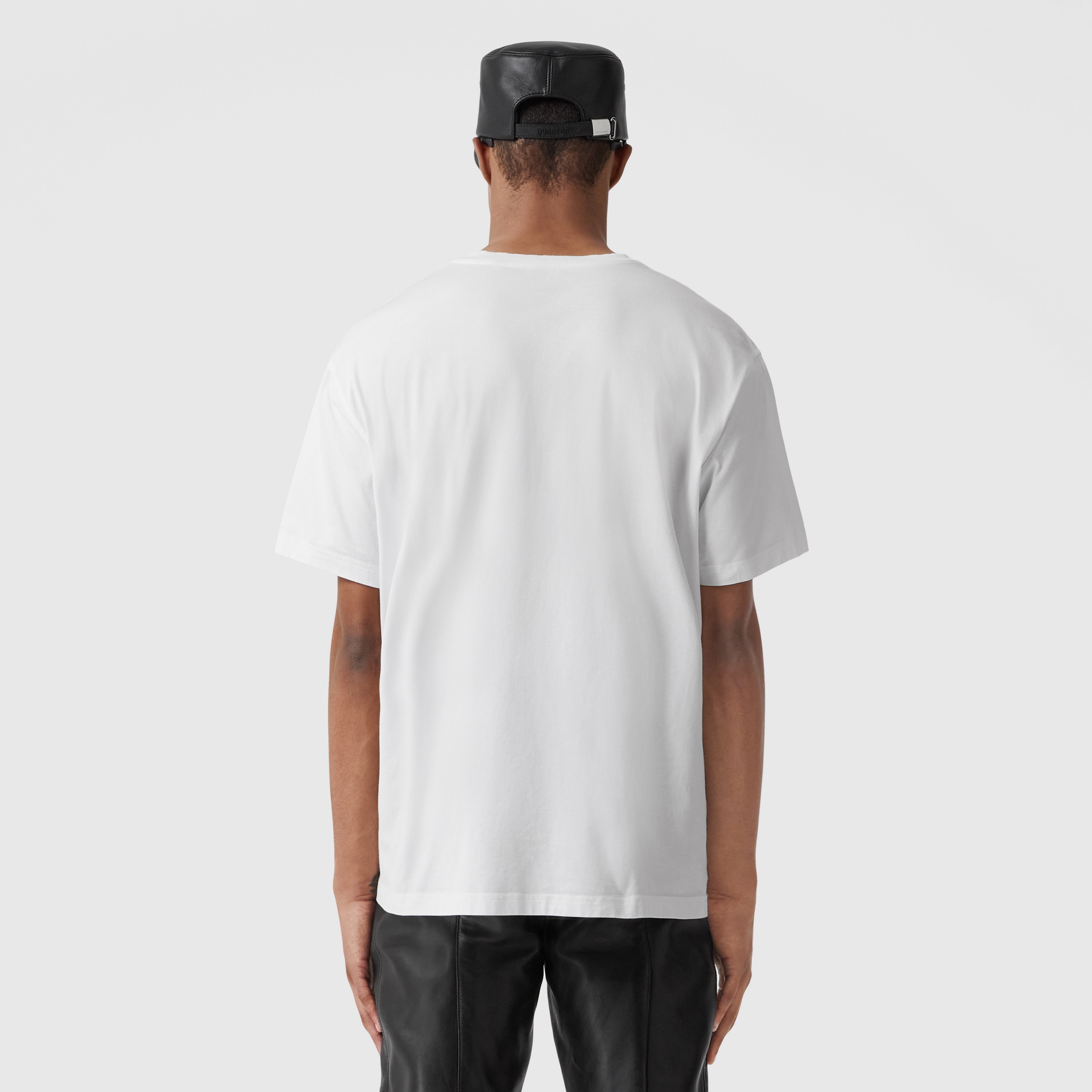Prorsum Label Cotton T-shirt in White - Men | Burberry® Official - 3
