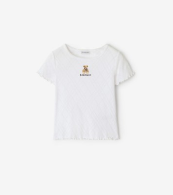 トーマスベア・コットンTシャツ (ホワイト) | Burberry®公式サイト