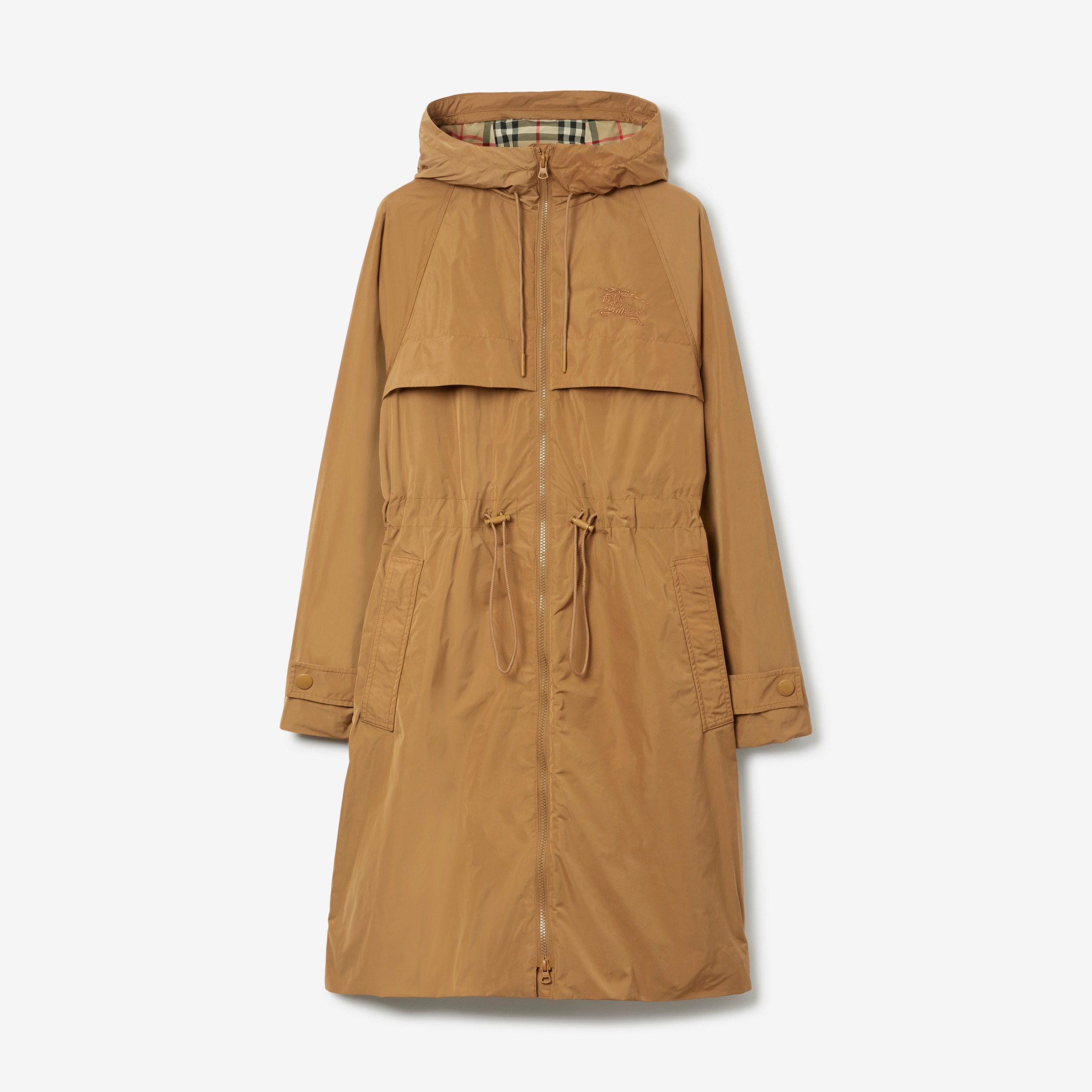 EKD Embroidered Coat in Camel - Women | Burberry® Official - 1