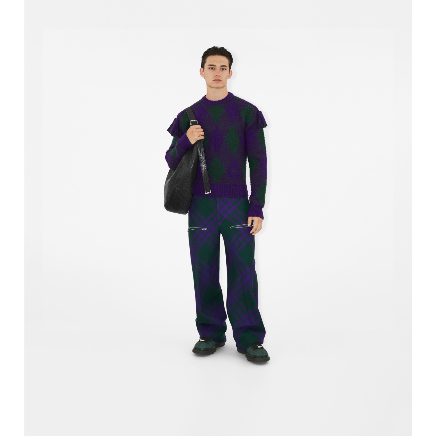 Burberry sweater cheap purple