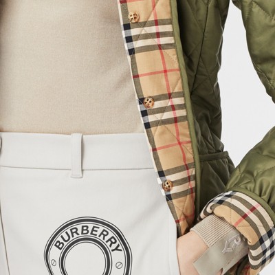 burberry olive green jacket