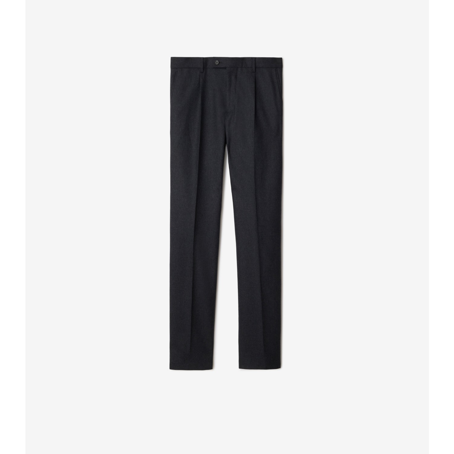 Wool Flannel Tailored Trousers