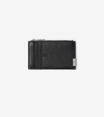 B Cut Zip Card Case in Black - Men | Burberry® Official