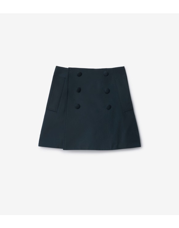 Cotton Trench Skirt