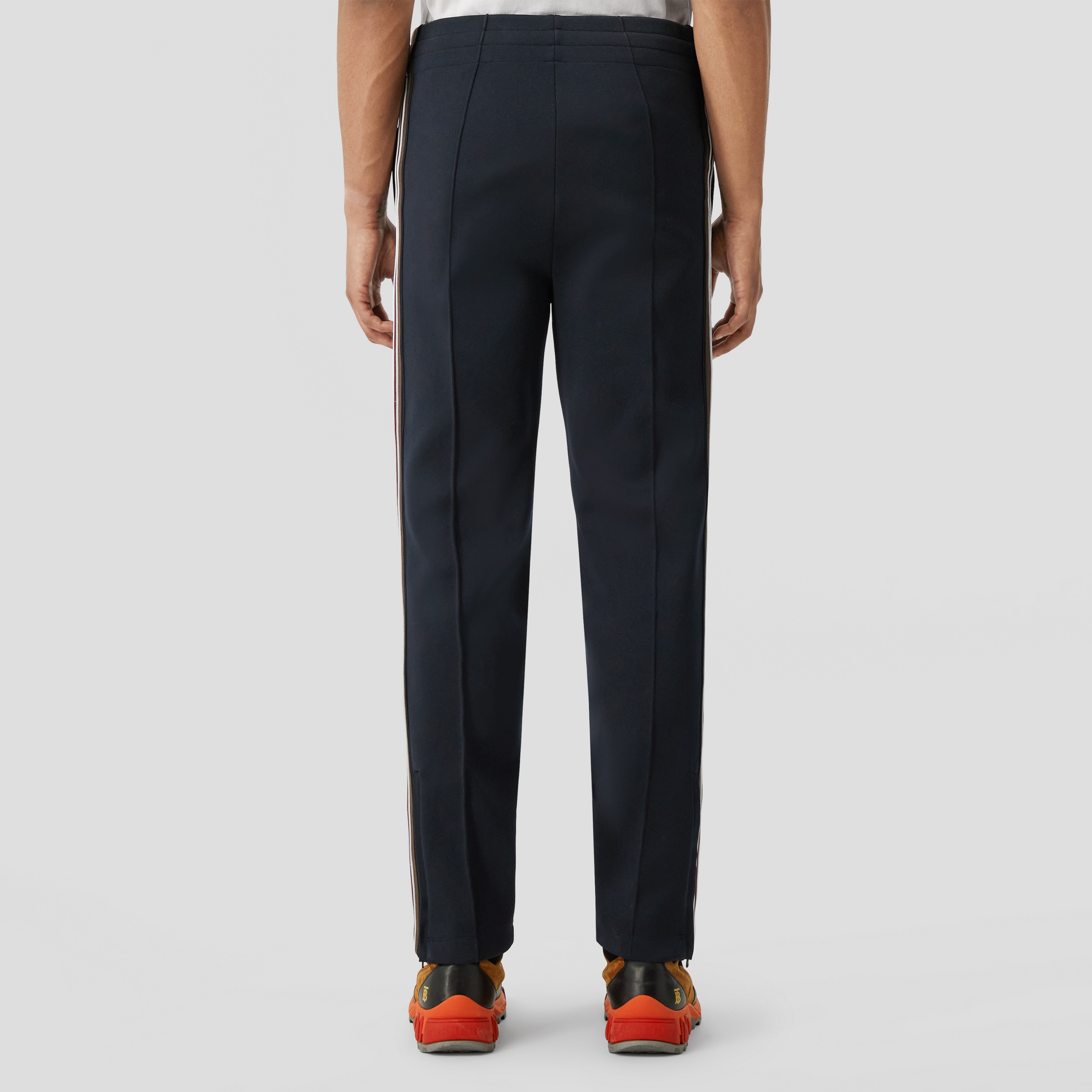 Pantaloni da jogging con fasce a righe (Navy Sfumato) - Uomo | Sito ufficiale Burberry® - 3