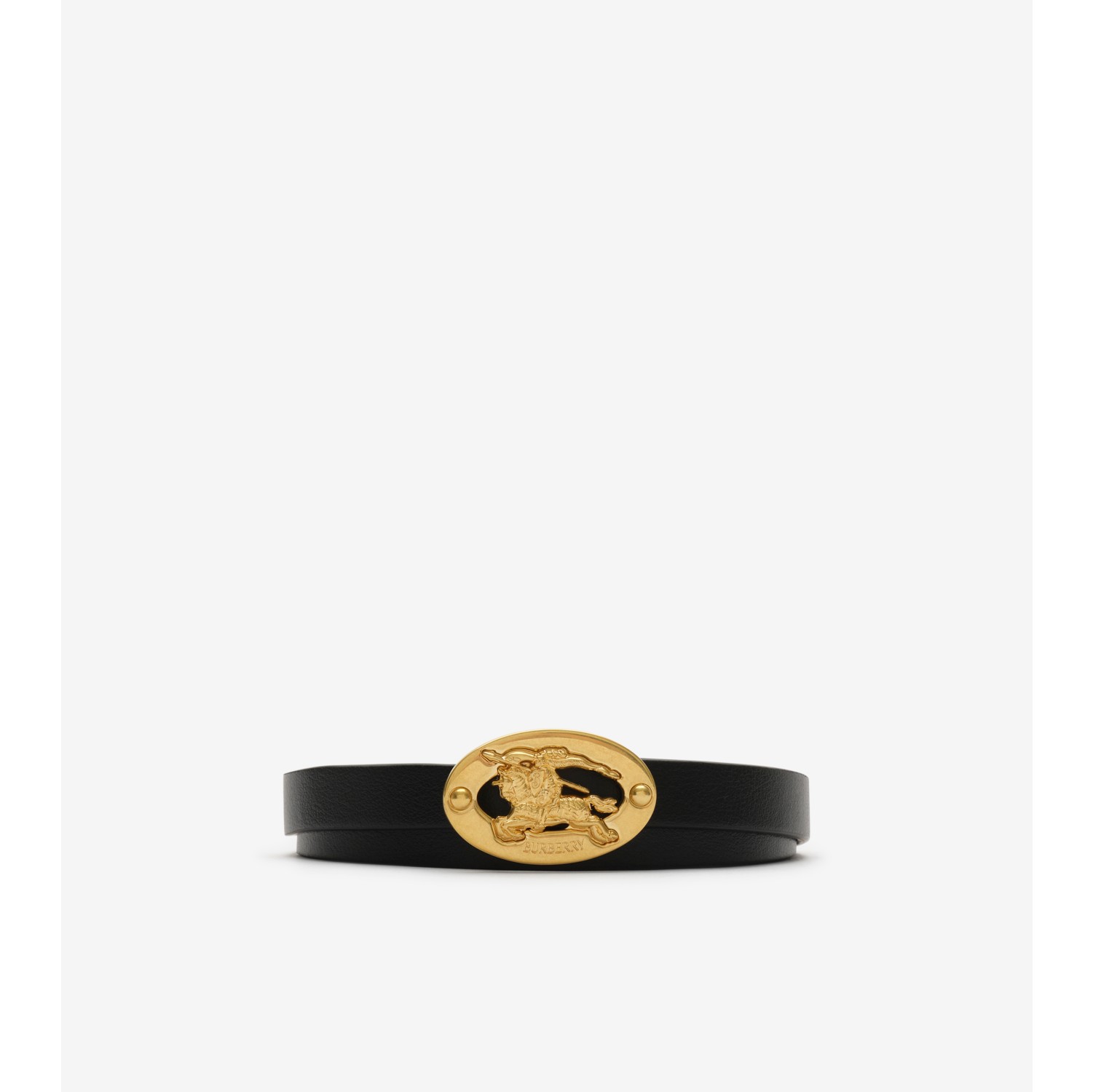 Thin Reversible Check Knight Stamp Belt