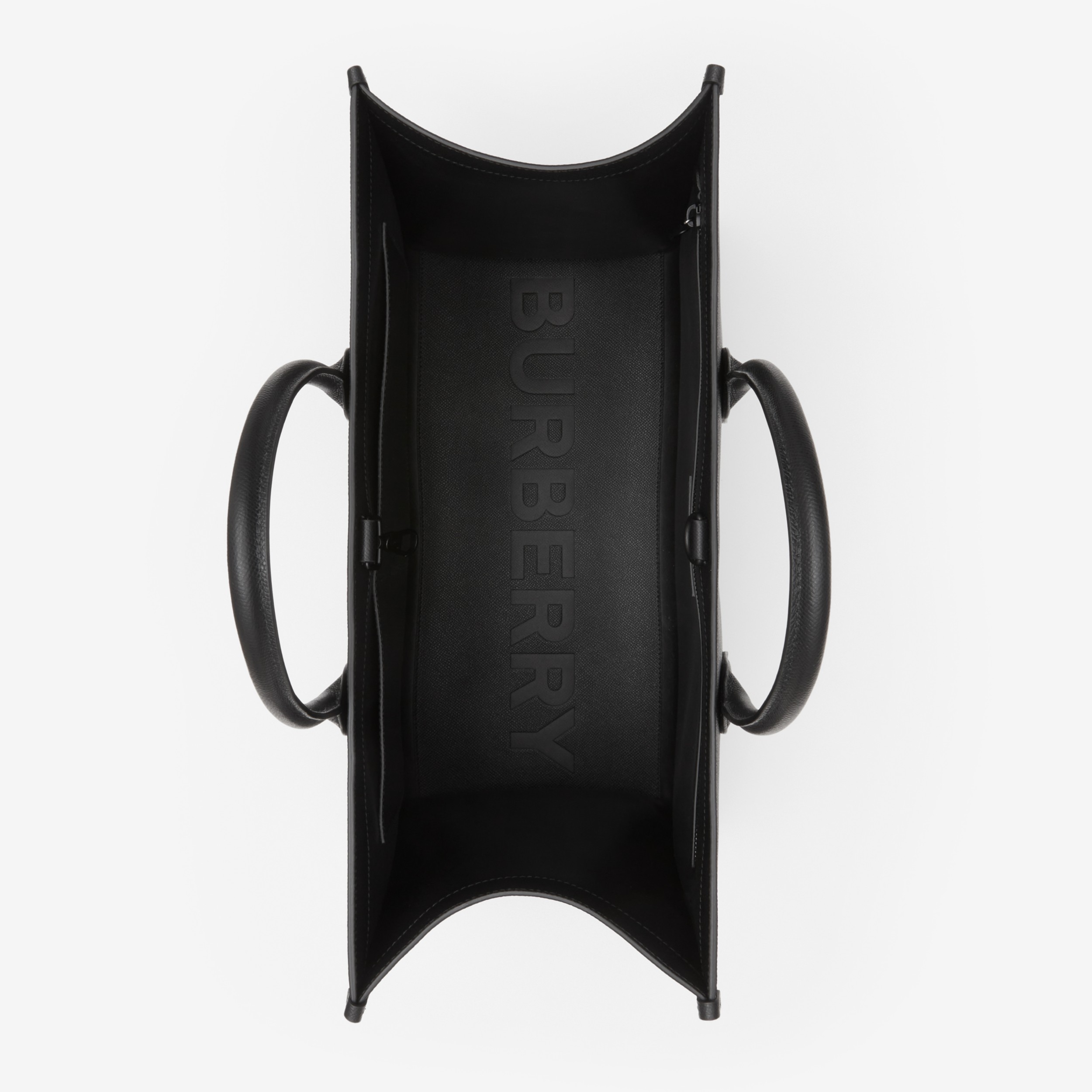Rabbit Embossed Grainy Leather Tote in Black - Men | Burberry® Official - 2