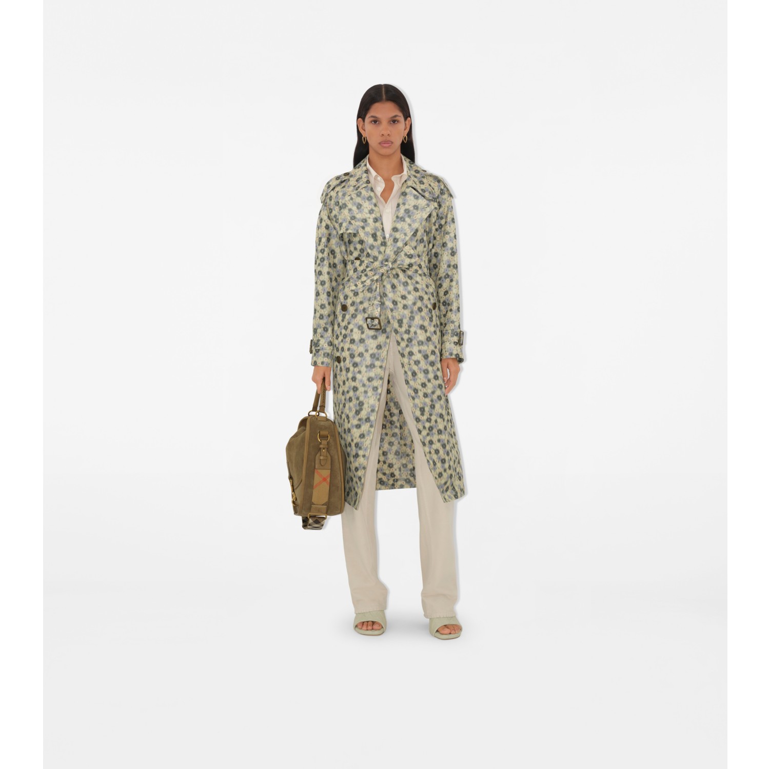 Long Daisy Lightweight Trench Coat