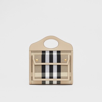 canvas burberry bag