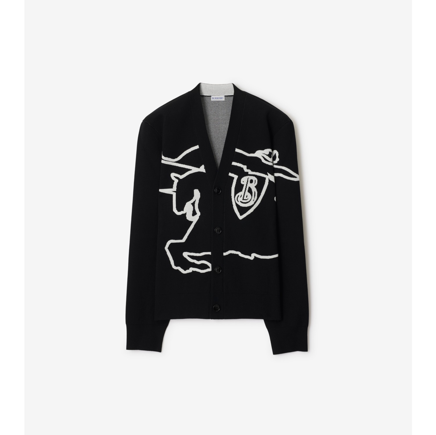 Burberry black cardigan online