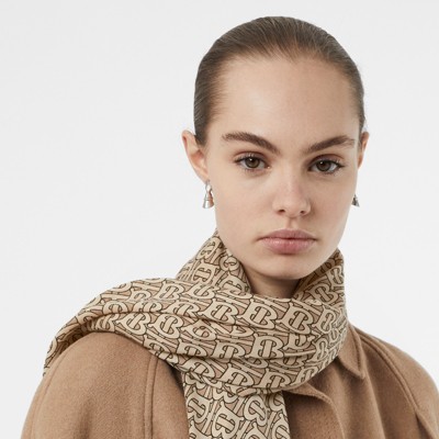 burberry monogram shawl