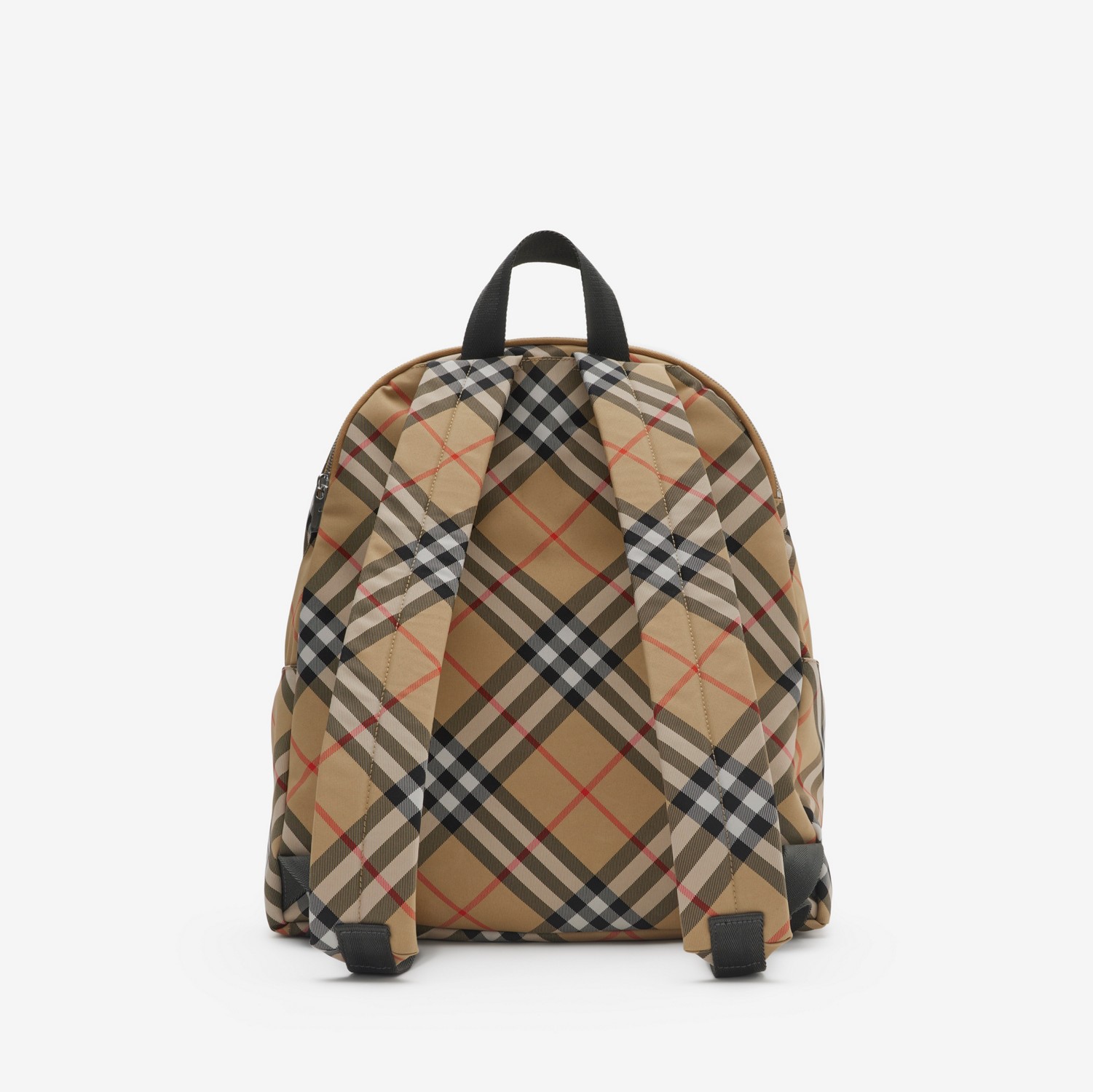 チェック バックパック (サンド) - メンズ, ナイロン | Burberry チェック バックパック (サンド) - メンズ, ナイロン | Burberry