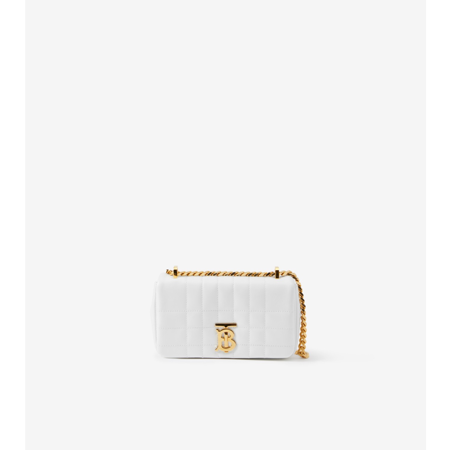 Mini Lola Bag in White Women Leather Burberry Official