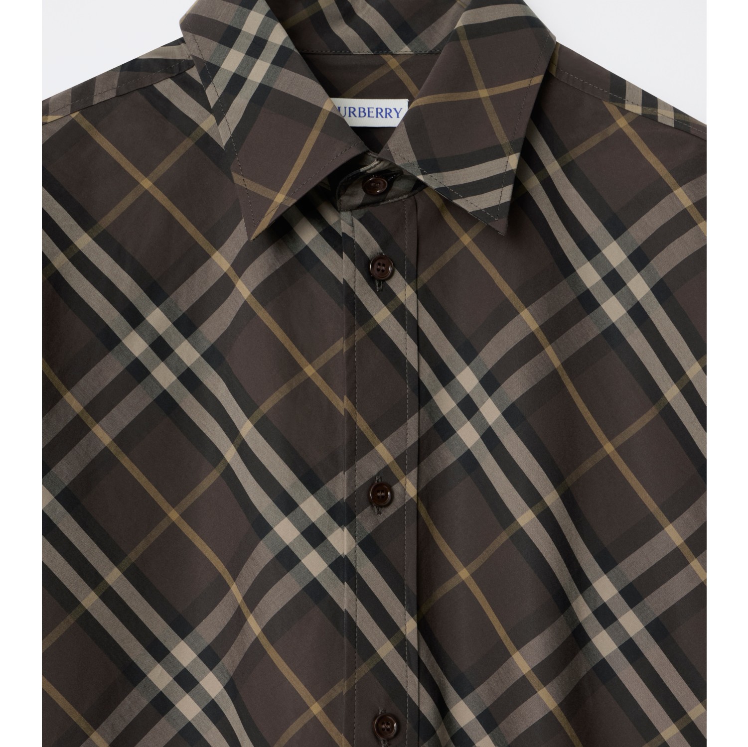 Relaxed Fit Check Cotton Shirt