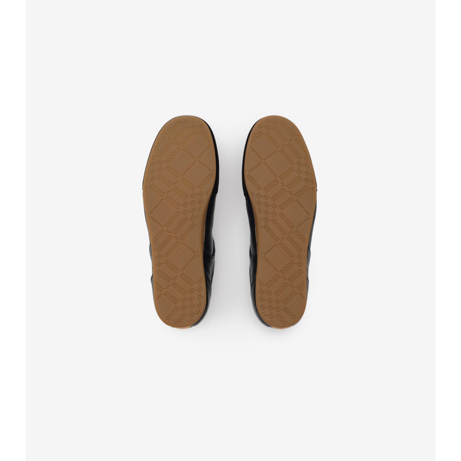 Leather Knight Runner Sneakers​ in Black - Women | Burberry® Official