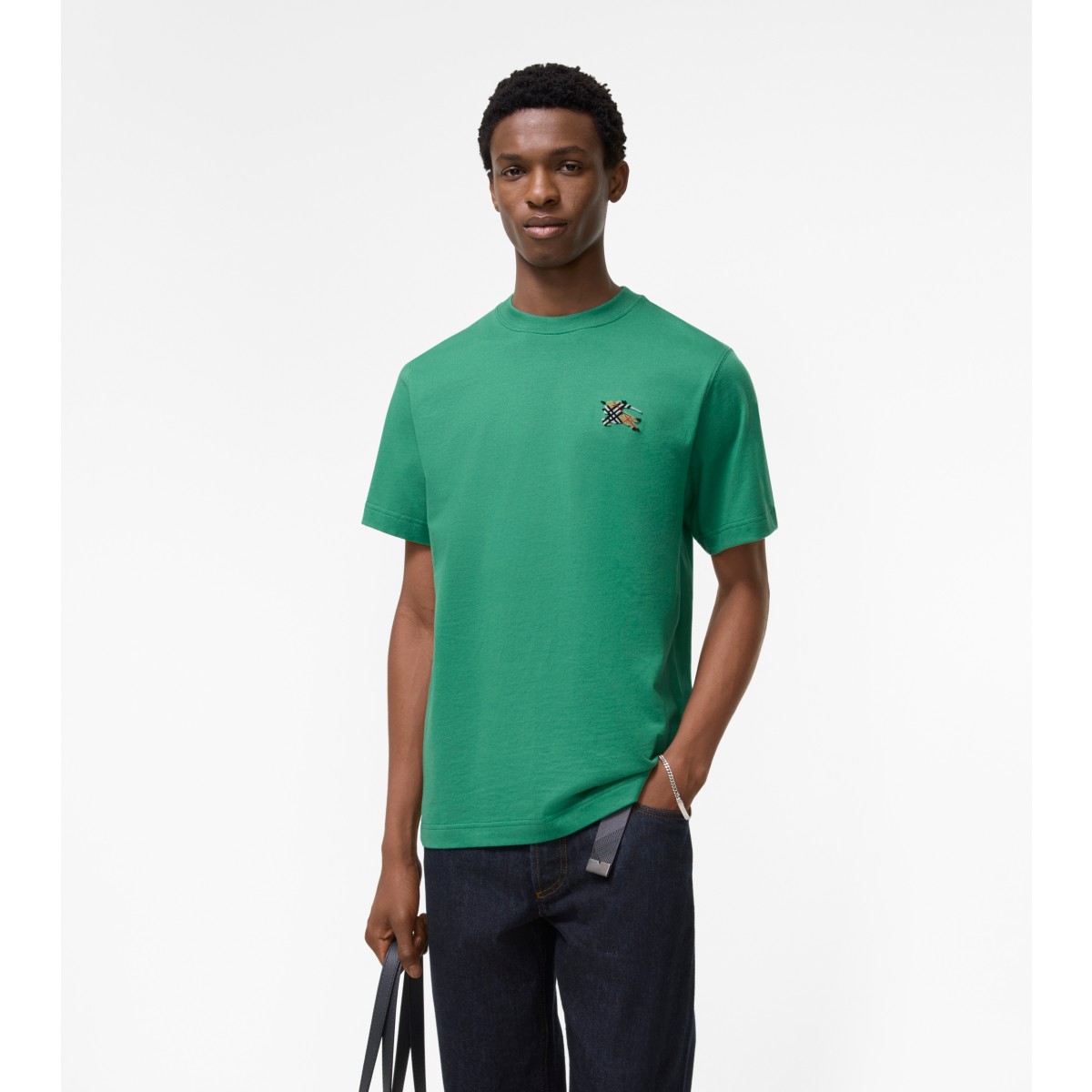  Check Knight Cotton T-shirt