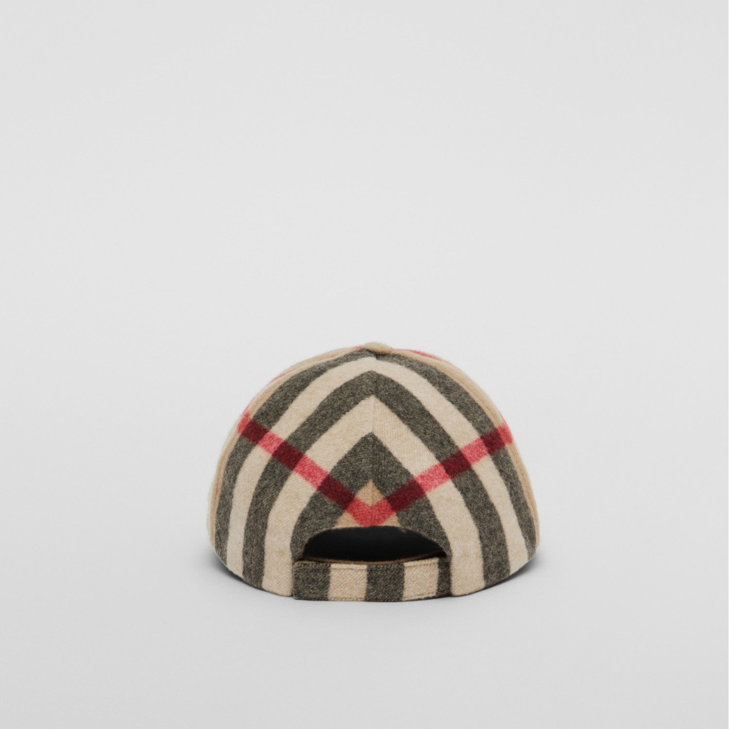 Casquette de baseball en laine Exaggerated Check
