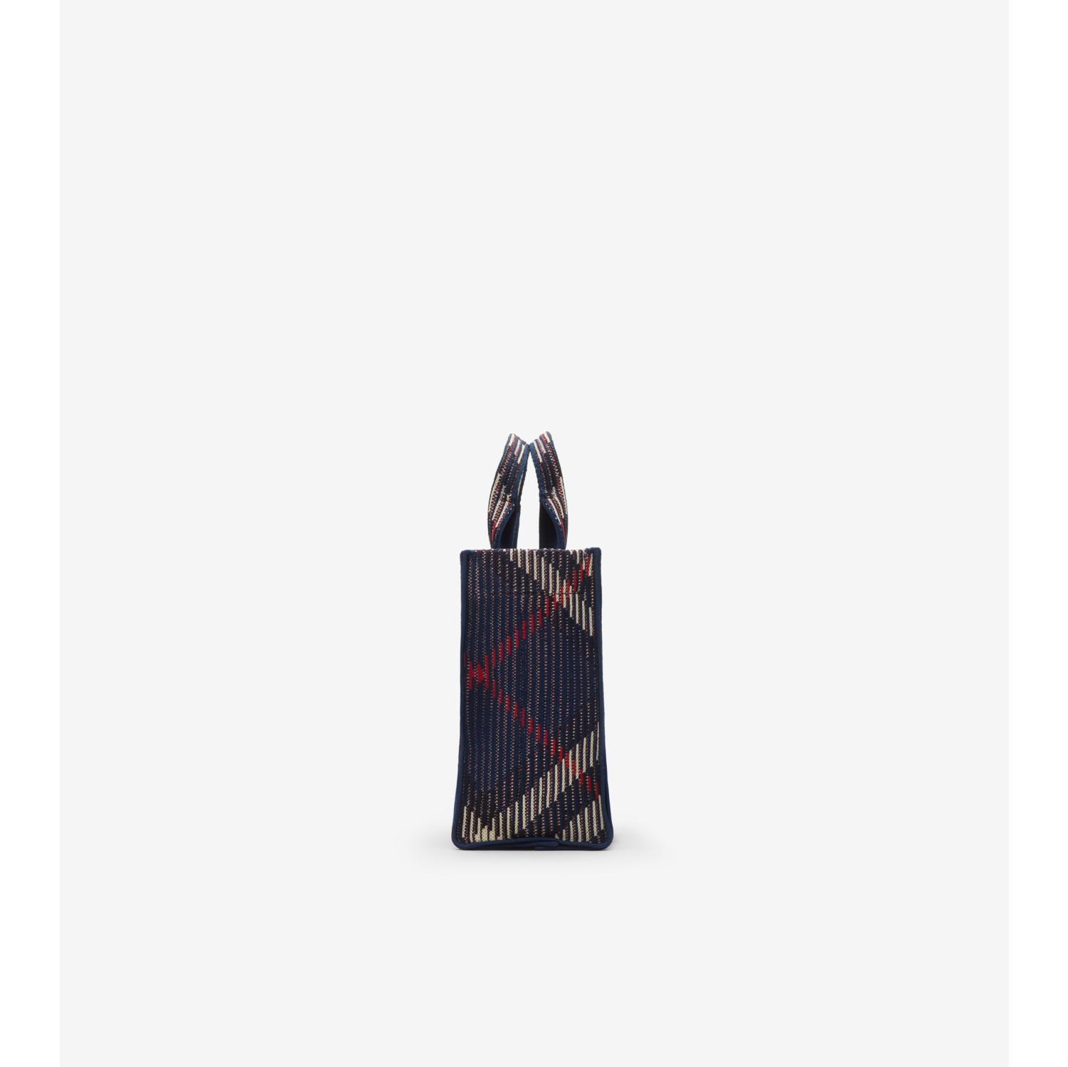 Mini Check Knitted Tote