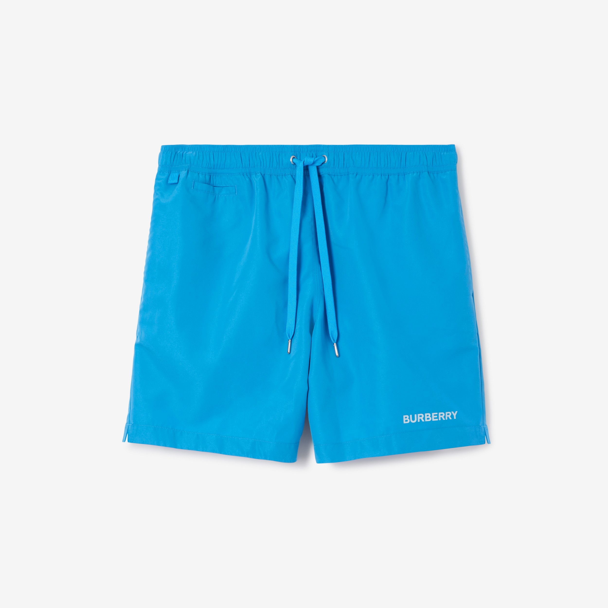 Logo Detail Swim Shorts in Vivid Blue - Men | Burberry® Official - 1