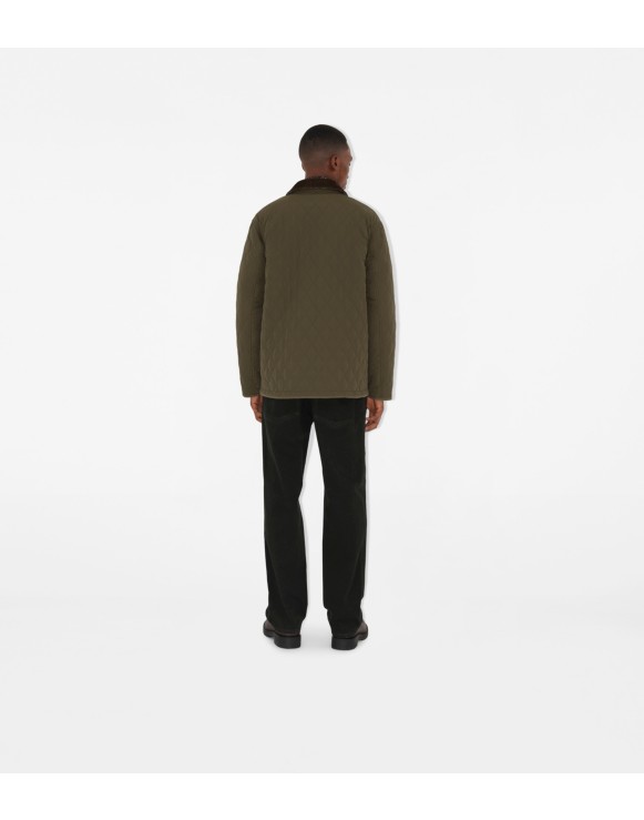 Quilted Nylon Barn Jacket