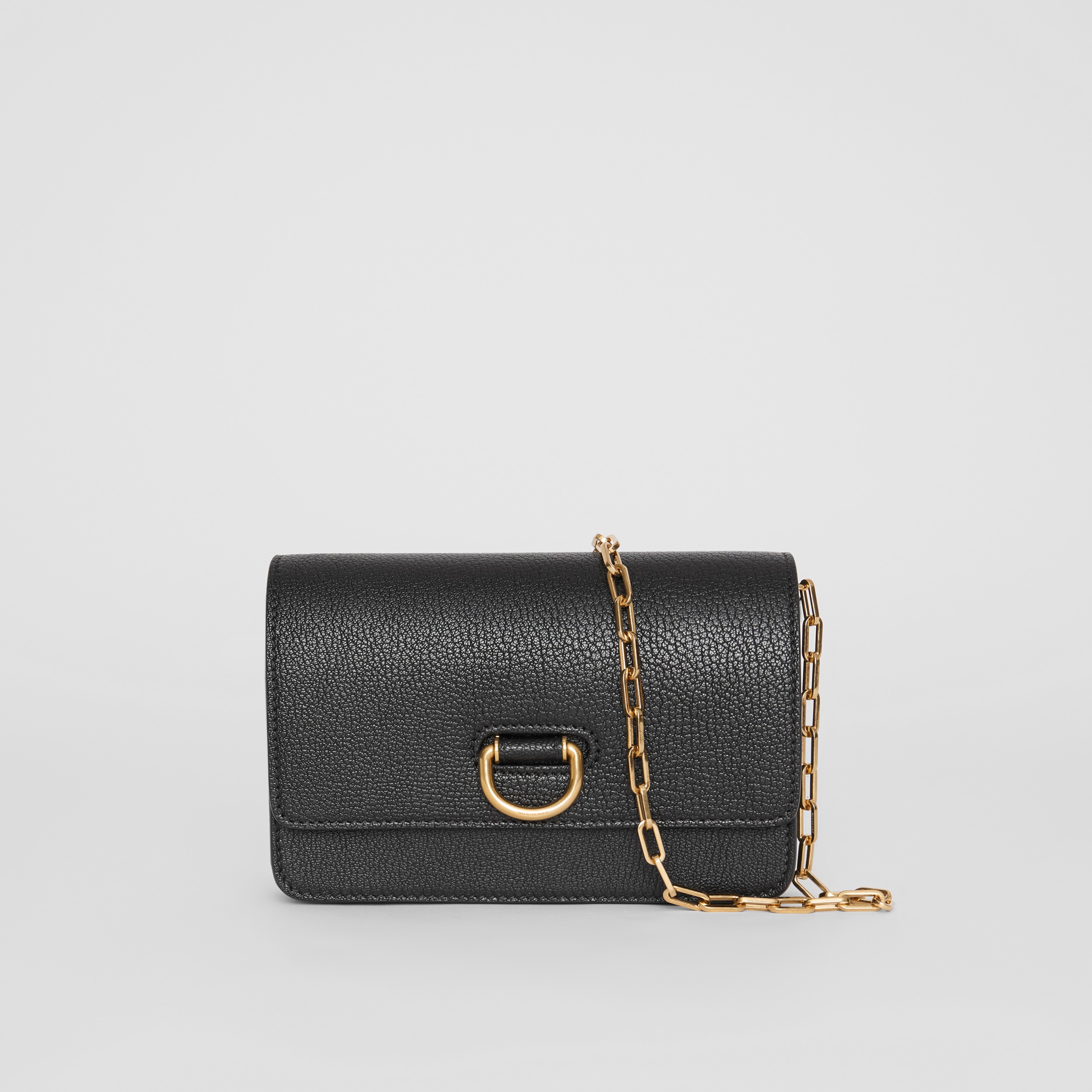 The Mini Leather D-ring Bag in Black - Women | Burberry United States