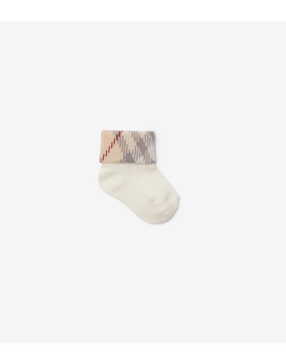 Two-piece Cotton Blend Socks Set