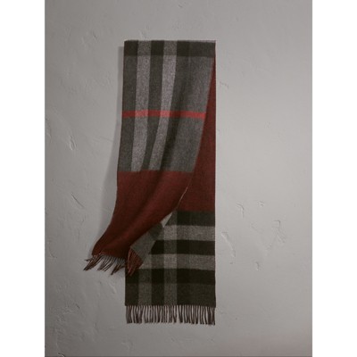 burberry charcoal scarf