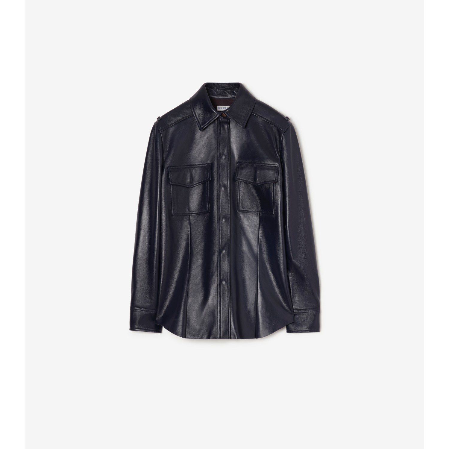 Classic Fit Leather Shirt