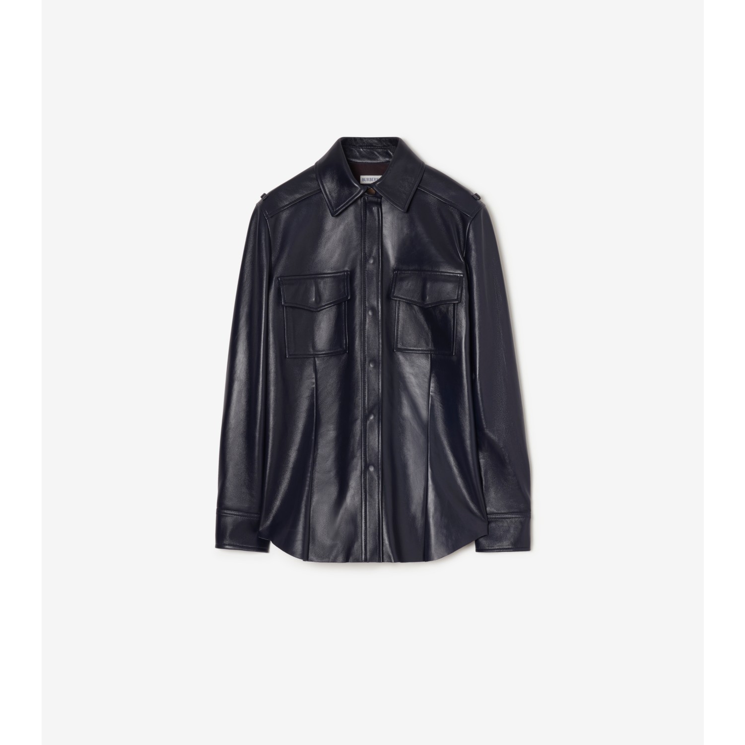 Classic Fit Leather Shirt