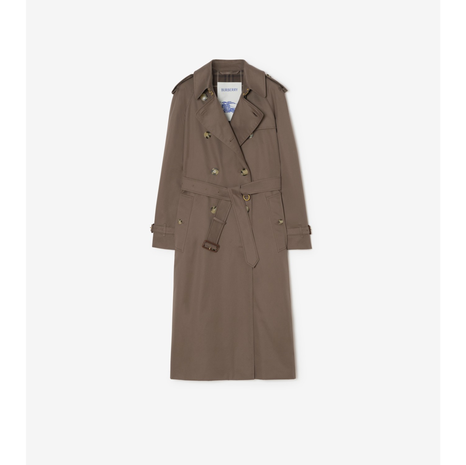 Long Tropical Gabardine Waterloo Trench Coat