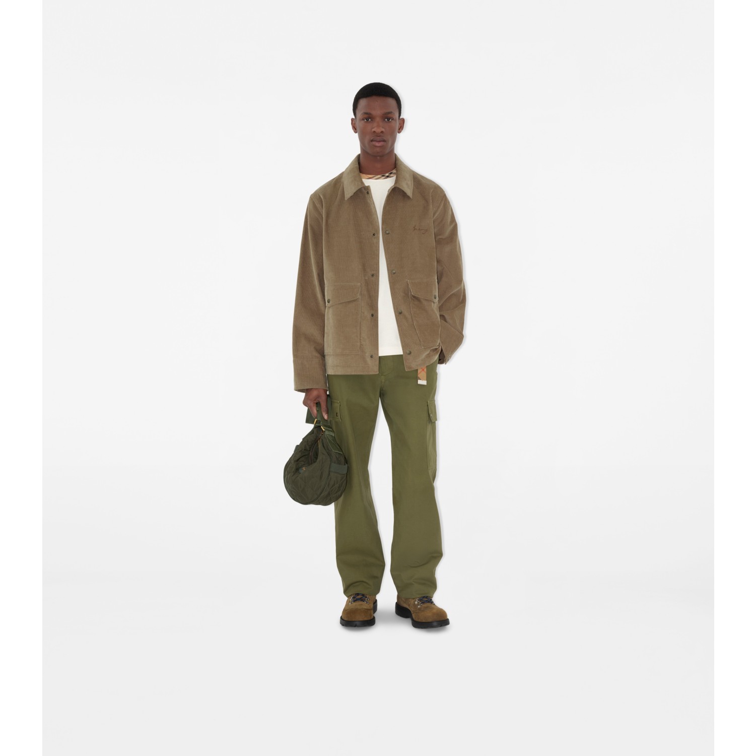 Veste en velours côtelé