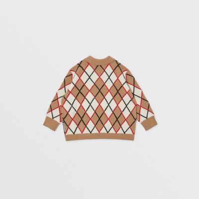 burberry intarsia polo