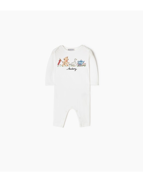 Thomas Bear & Friends Stretch Cotton Jumpsuit