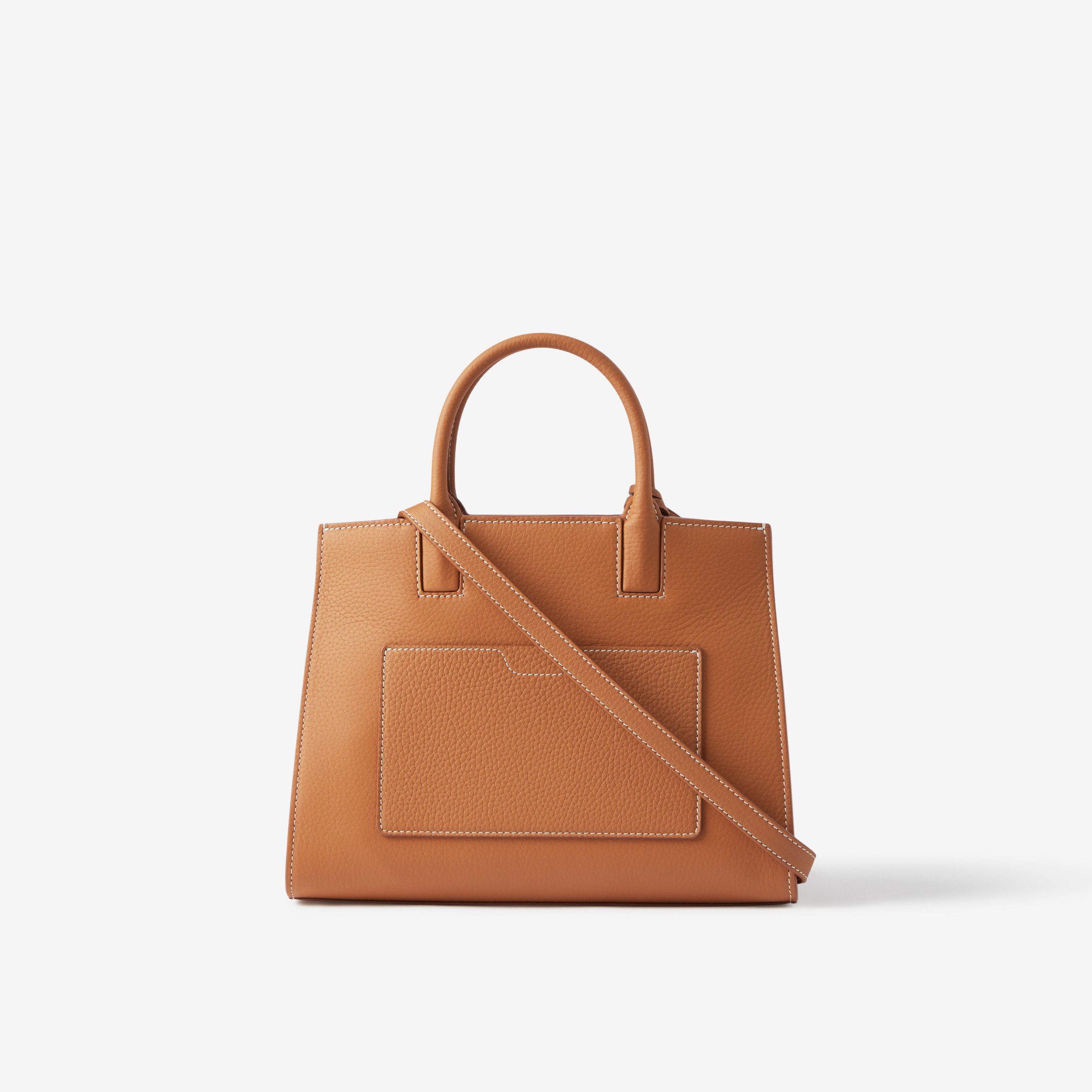Bolso mini en piel granulada (Marrón Cálido) - Mujer | Burberry®